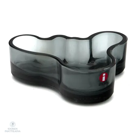 Aalto-malja, Iittala, mitat 30x100mm, harmaa