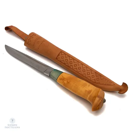 Hirvijahtipuukko, Iisakki järvenpää, Kauhava, pituus 270mm, tuppi