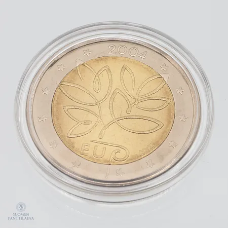 2 euron kolikko, EU:n laajentuminen (risuraha), 2004, nimellisarvo 2 euroa