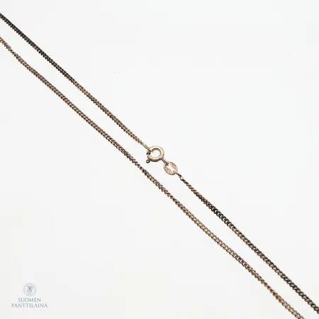 Panssarikaulaketju, pituus 45cm, leveys 1,6mm, 925,  Paino: 3,7 g