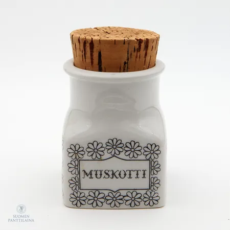Maustepurkki, design Esteri Tomula, Arabia, Muskotti