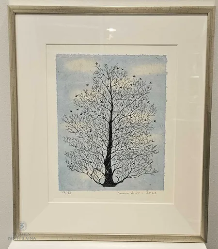 Grafiikka, Inari Krogn, signeerattu Inari Krogn 2023, 47/100, mitat 36x29cm
