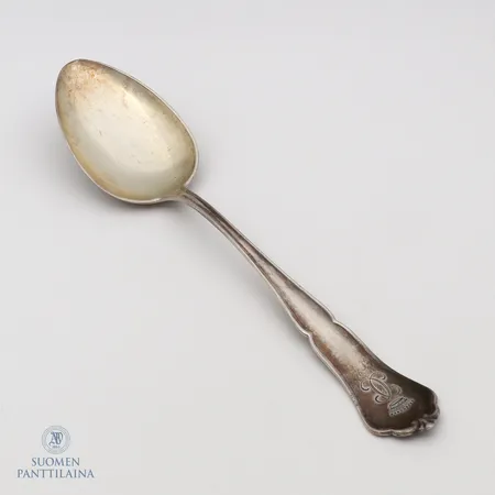 Yleislusikka, Chippendale, pituus 258mm, kaiverrettu, Kultakeskus, Hämeenlinna, 813, Paino: 91,4 g