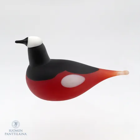 Lasilintu Iittala, Vuorileppälintu, korkeus 100mm, pituus 170mm.