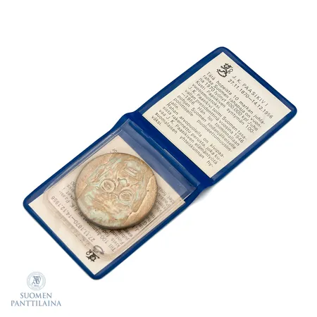 Juhlaraha, J.K Paasikivi, 100 vuotta, vuodelta 1970, nimellisarvo 10 markkaa, 500, Paino: 22,8 g