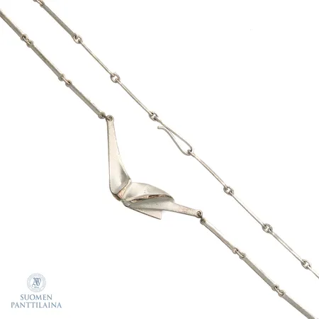 Kaulakoru, Lapponia, Hespera, design Zoltan Popovits, vuodelta 2012, pituus 42cm, 925,  Paino: 14,4 g