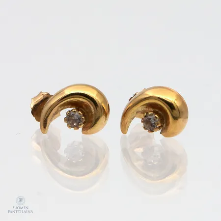 Kivikorvakoru, korkeus 8,2mm, 585br,  Paino: 0,4 g