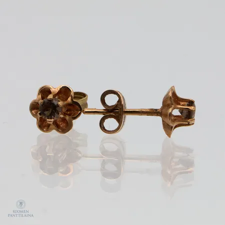 Kivikorvakorut, Ø 6,4mm, 585br,  Paino: 1,1 g