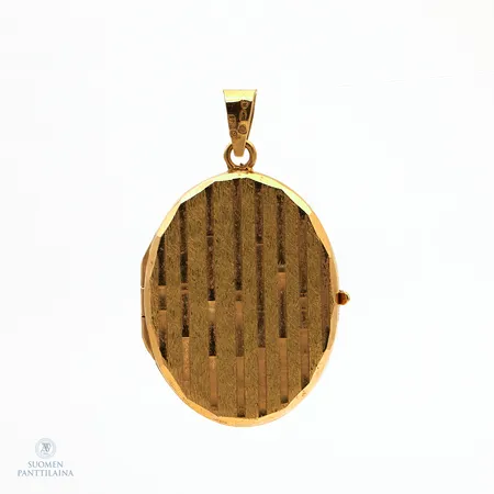 Medaljonki, korkeus 40mm, 585br, Paino: 14,8 g