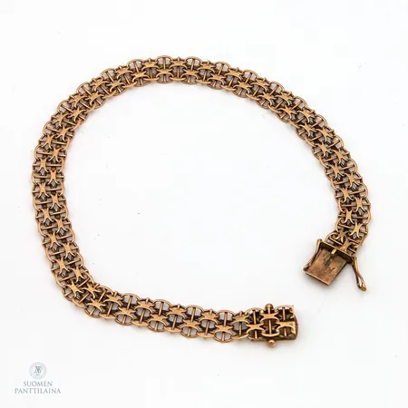X-lenkkiranneketju, leveys 6,9mm, pituus 200mm, 585,  Paino: 6,7 g
