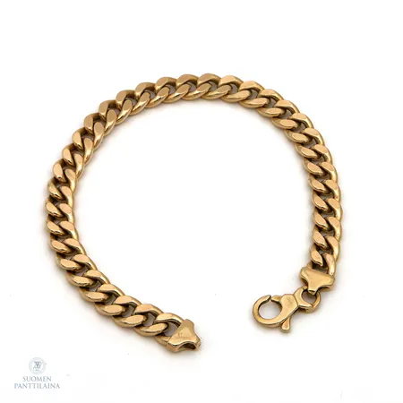 Panssariranneketju, leveys 7,5mm, pituus 210mm, 585,  Paino: 17,5 g