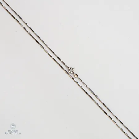 Panssarikaulaketju, pituus 45cm, 925,  Paino: 2,3 g