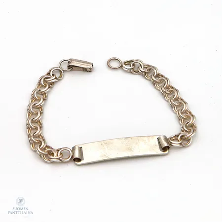 Laattaranneketju, leveys 10mm, pituus 205mm, 830,   Paino: 14,3 g