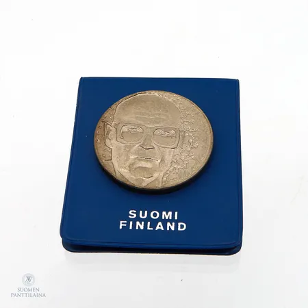 Juhlaraha, Urho Kekkonen 1975, nimellisarvo 10 mk, 500, Paino: 23,7 g