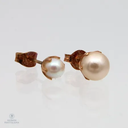 Helmikorvakorut, eri kokoiset helmet, Ø 4,6-6,7mm, 585br,  Paino: 1,3 g