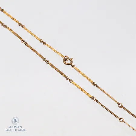 Kaulakoru, 47cm, leveys 2mm, 585,  Paino: 6,2 g