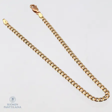 Panssariranneketju, pituus 210mm, leveys 3mm, 750,  Paino: 6,1 g