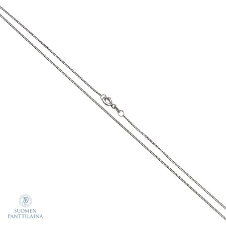 Panssarikaulaketju, pituus 42cm, leveys 1mm, 835,  Paino: 1,6 g