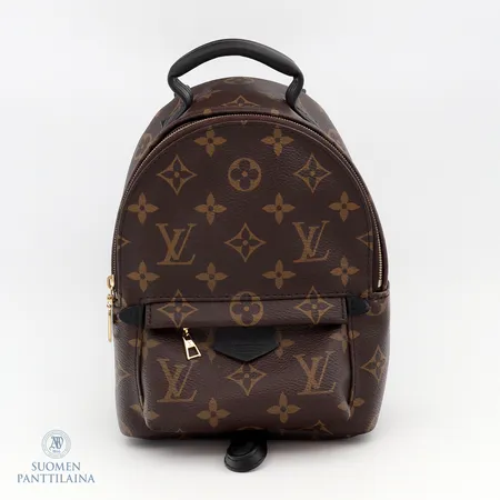 Reppu Louis Vuitton P. SPRINGS MINI NV MNG, M44873, Made in France, irrotettavat olkahihnat, dustbag ja ostokuitti 26.10.2022 LV Helsinki.