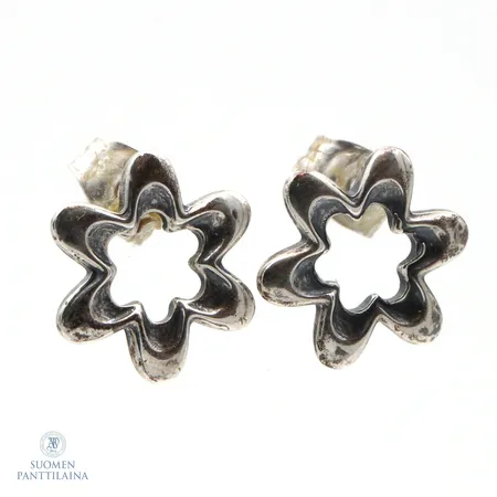 Korvakorut, Kalevala Koru, Ilona, Ø 13mm, 925, Paino: 2,9 g