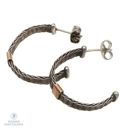Korvakorut, korkeus 24mm, 925, Paino: 3,3 g
