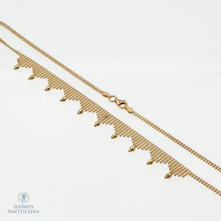 Kaulakoru, pituus 40cm, 750, Paino: 9,2 g