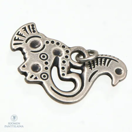 Riipus, Kalevala, Tampereen seudun lintu, korkeus 20mm, 925, Paino: 2,7 g