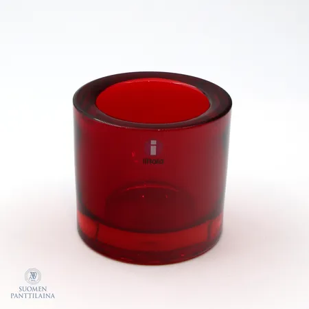 Kivi -tuikkulyhty, Iittala Marimekko, Punainen, korkeus 60mm