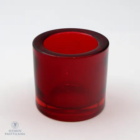 Kivi -tuikkulyhty, Iittala Marimekko, Punainen, korkeus 60mm
