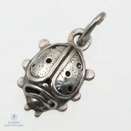 Leppäkerttu -riipus, korkeus 14mm, 835,  Paino: 0,5 g