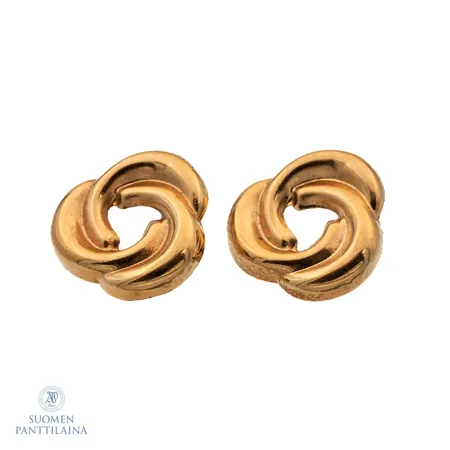 Korvakorut, korkeus 17mm, ei taustoja, 585,  Paino: 1,2 g