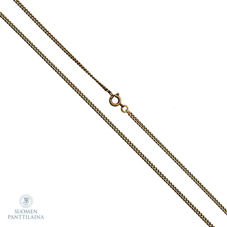 Panssarikaulaketju, pituus 44,5cm, leveys 2mm, 585,  Paino: 5,4 g