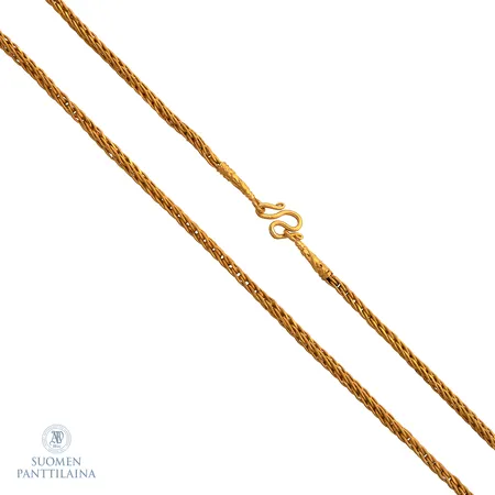 Kaulaketju, pituus 52cm, leveys 2,3mm, 965,  Paino: 15,3 g