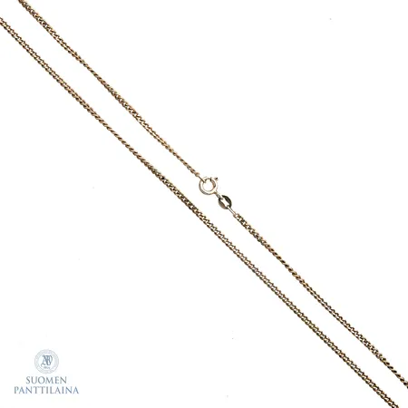 Panssarikaulaketju, pituus 50cm, leveys 2mm, 925,  Paino: 5,7 g