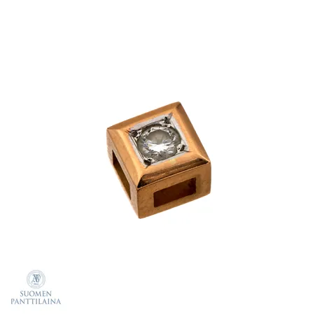 Timanttiriipus 1xn.0.15ct, mitat 6,5x6,5mm, 750,  Paino: 1,7 g