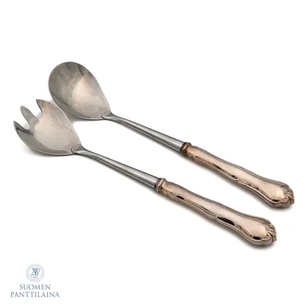 Salaattiottimet, Chippendale, pituus 238mm, 830br, Paino: 118 g