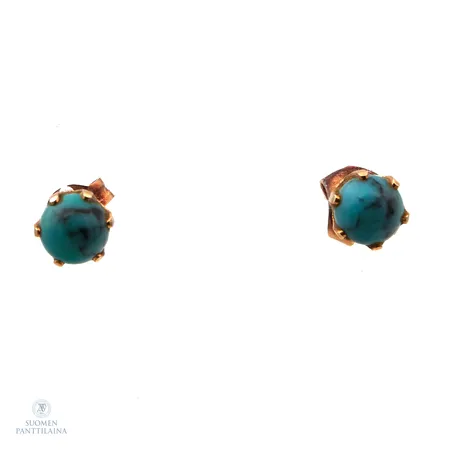 Kivikorvakorut, korkeus 5mm, 585br,  Paino: 0,9 g