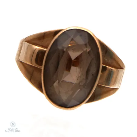 Kivisormus, koko 16¼, 585br,  Paino: 2,6 g