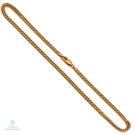 Panssarikaulaketju, pituus 42cm, leveys 5mm, 585,  Paino: 13,4 g