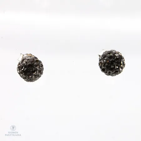 Kivikorvakorut, korkeus 6mm, 925br,  Paino: 0,7 g
