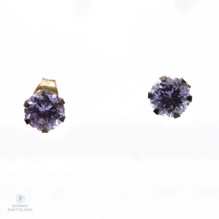 Kivikorvakorut, korkeus 6mm, 925br,  Paino: 1,2 g