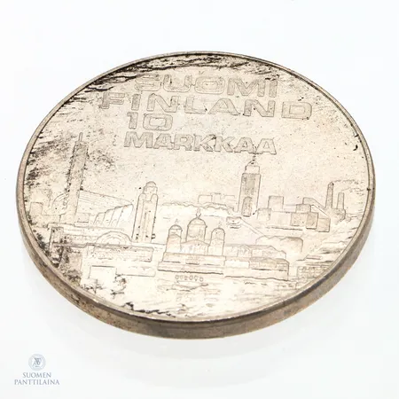 Juhlaraha Suomi 10mk 1971 EMX helsinki, 500, Paino: 24,3 g