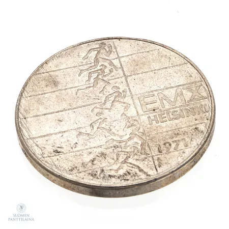 Juhlaraha Suomi 10mk 1971 EMX helsinki, 500, Paino: 24,3 g