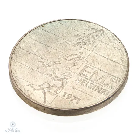 Juhlaraha Suomi 10mk 1971 EMX helsinki, 500, Paino: 24,2 g