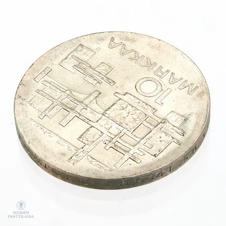 Juhlaraha, Suomen itsenäisyyden kunniaksi 1917-1967, nimellisarvo 10mk, 900, Paino: 24 g