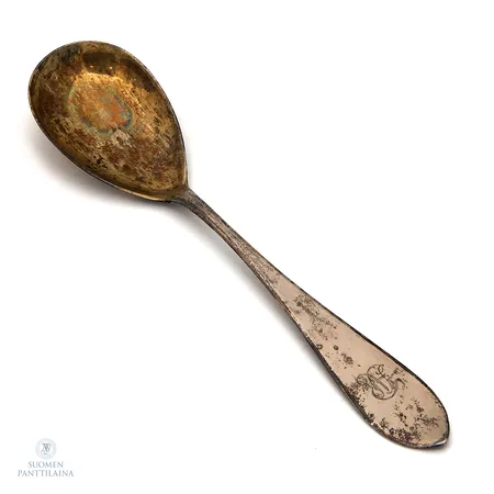Hillolusikka, Matta/Suippopää, kaiverrettu, pituus 172mm, 813,  Paino: 31,7 g