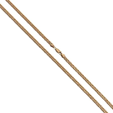Panssarikaulaketju, pituus 51cm, leveys 4,5mm, 585, Paino: 33 g