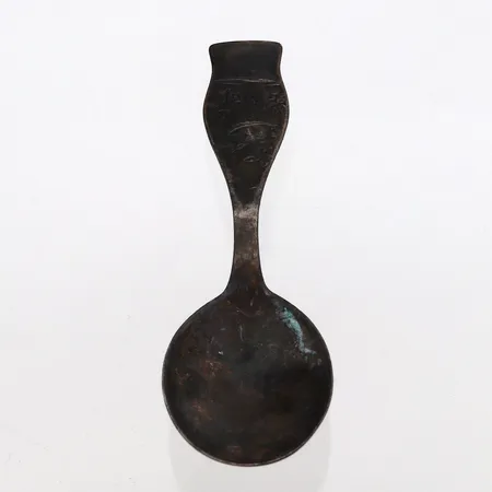 Kummilusikka, pituus 137mm, kaiverrettu, 813, Paino: 29 g