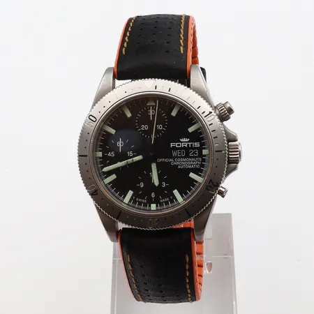 Viallinen teräsrannekello Fortis Official Cosmonauts Chronograph GMT, automaatti, ref. 631.22.141.