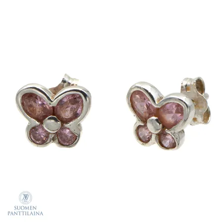 Kivikorvakorut, korkeus 7mm, 925br,  Paino: 1,2 g